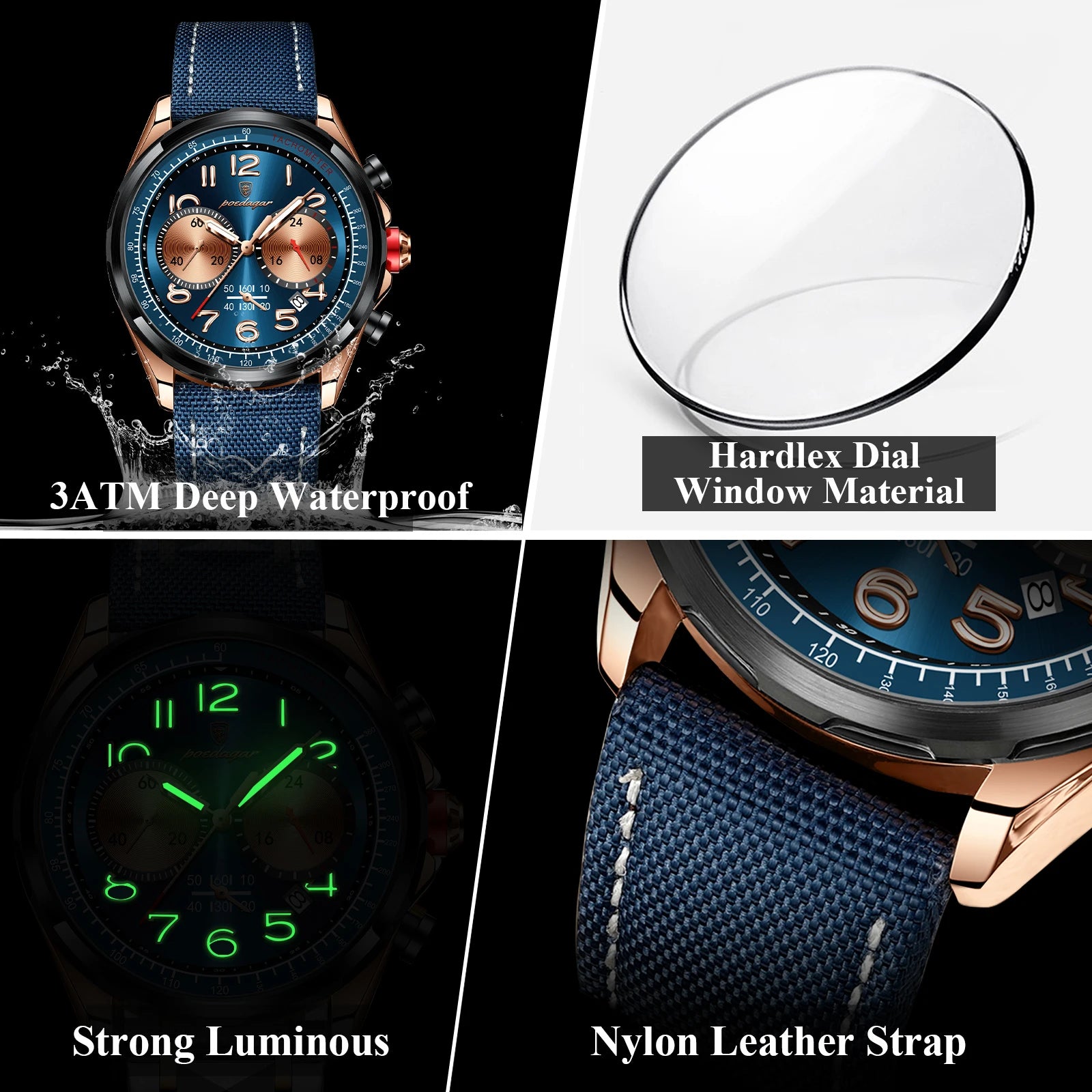 Quartz Wristwatch Luxury