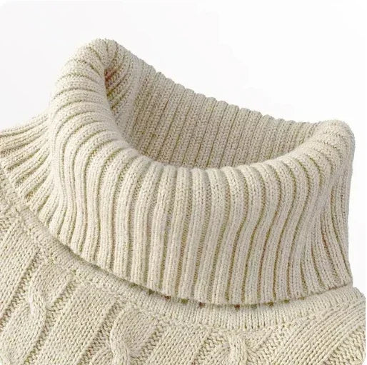 High Street Turtleneck Striped Pullover