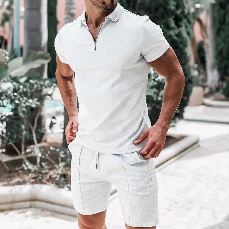 Casual Men's Summer Knit Set