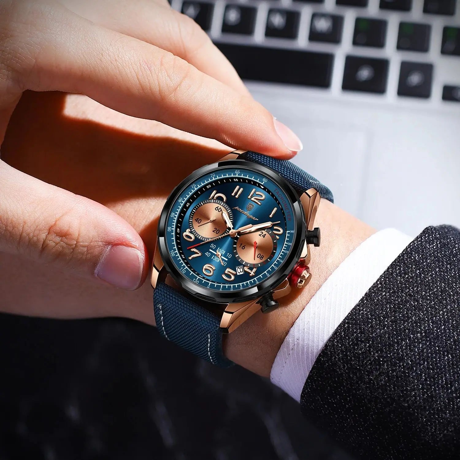 Quartz Wristwatch Luxury