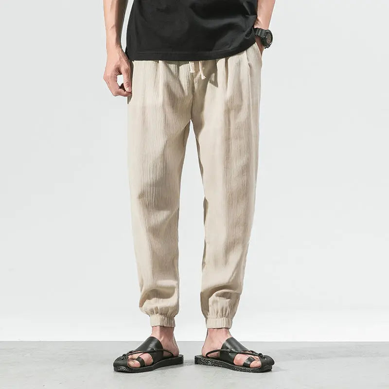 Linen harem pants