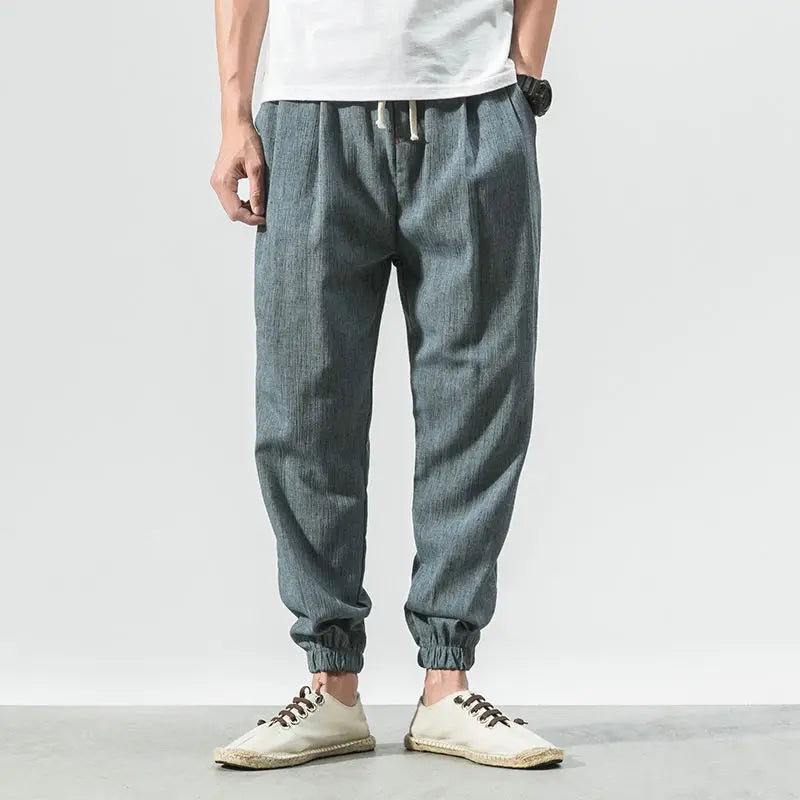 Linen harem pants