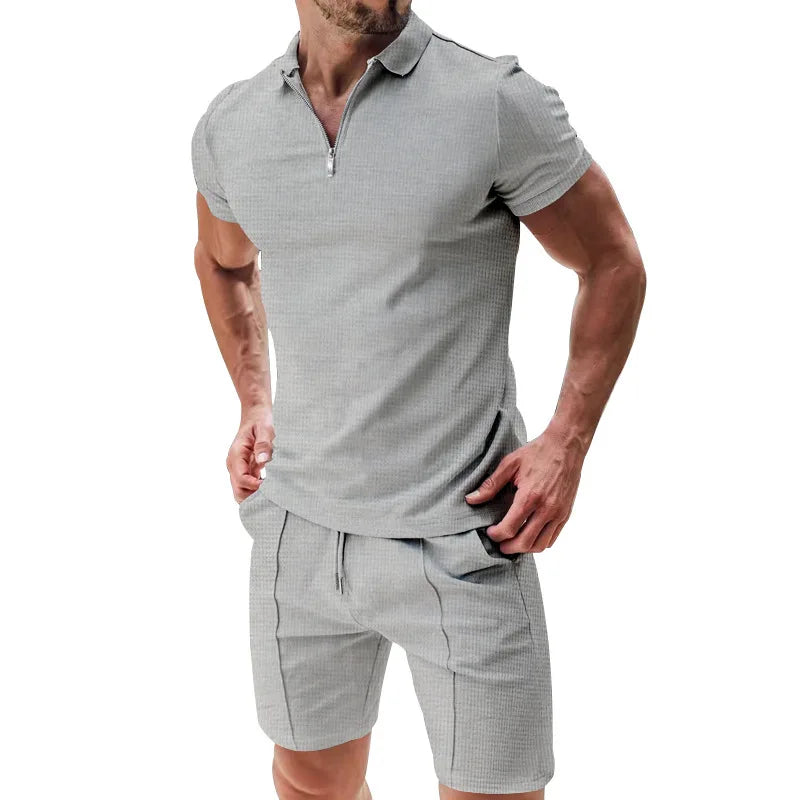 Casual Men's Summer Knit Set