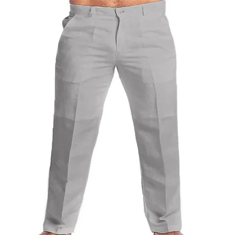 Btsukimi Men's Casual Cotton Linen Pants