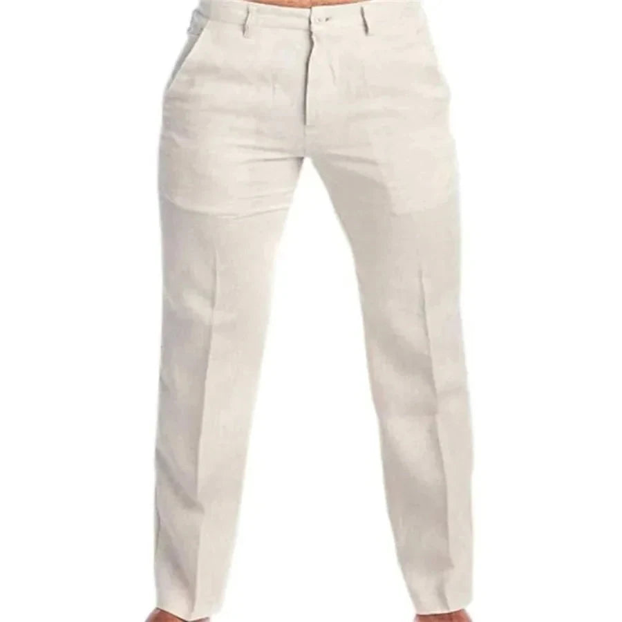 Btsukimi Men's Casual Cotton Linen Pants