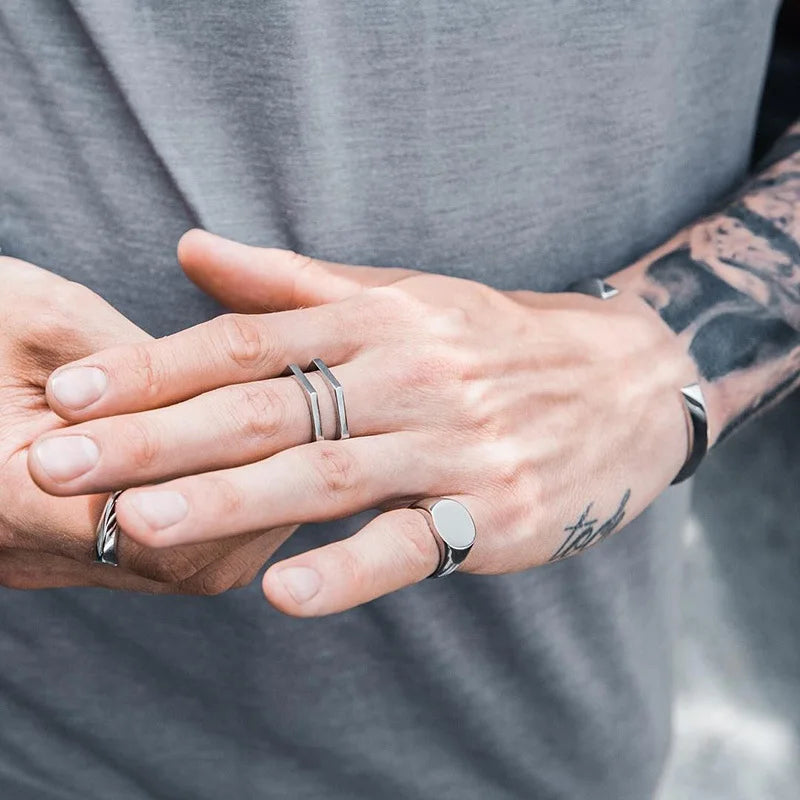 VNOX Signature Geometric Ring