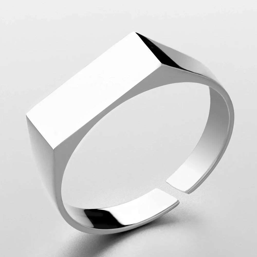 Stainless Steel Geometric Ring